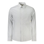 Calvin Klein Bianco bomullsskjorte for menn