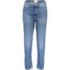 Calvin Klein Blu Cotton Damejeans