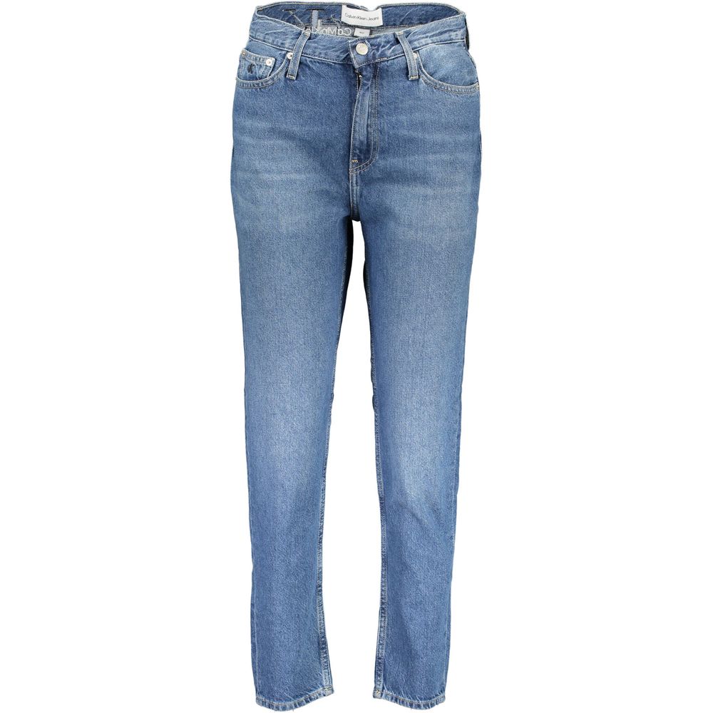 Calvin Klein Blu Cotton Damejeans