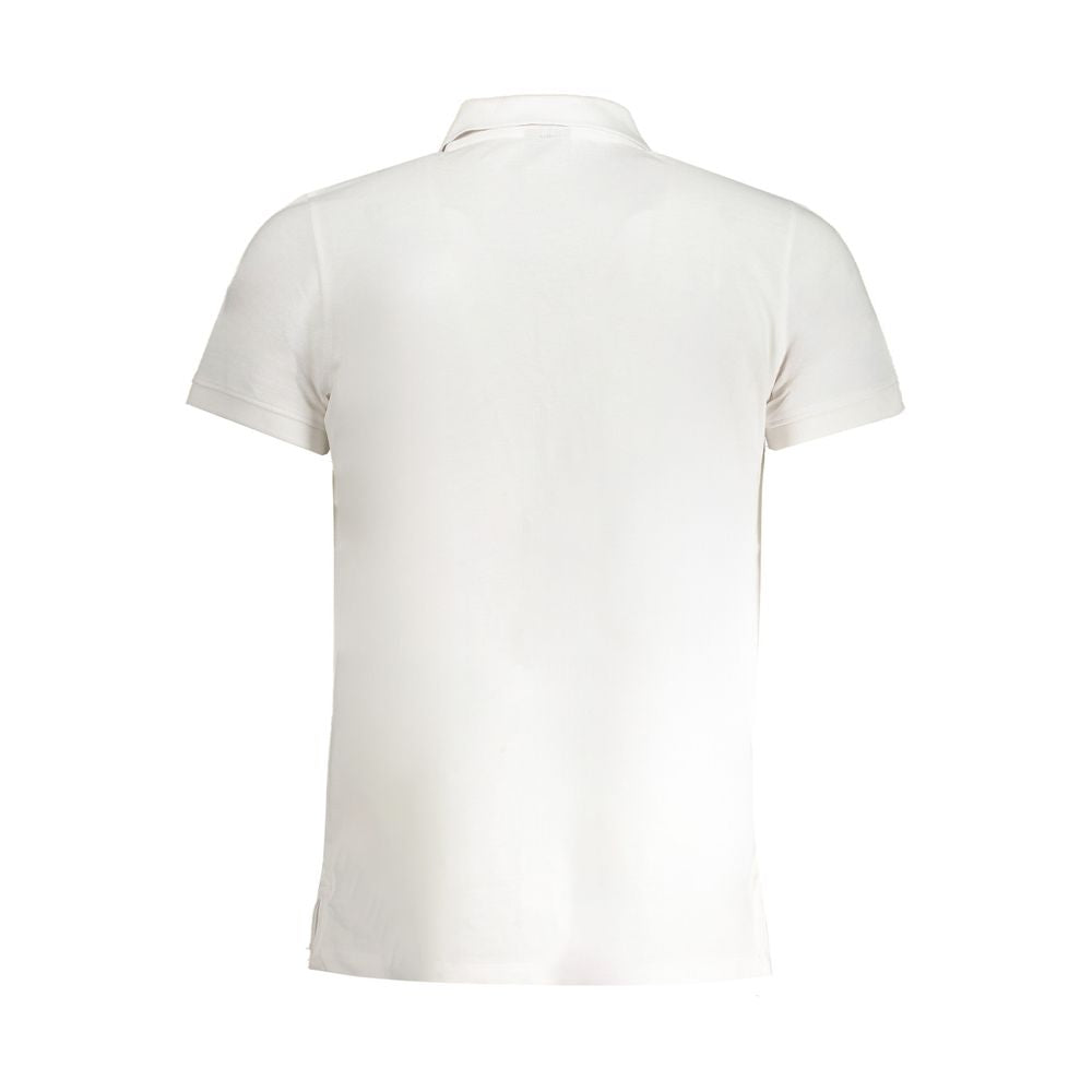 Norge 1963 Hvit bomull Polo skjorte for menn