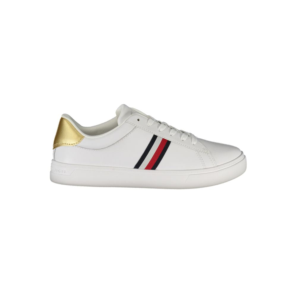 Tommy Hilfiger Bianco Polyuretan Dame Sneaker