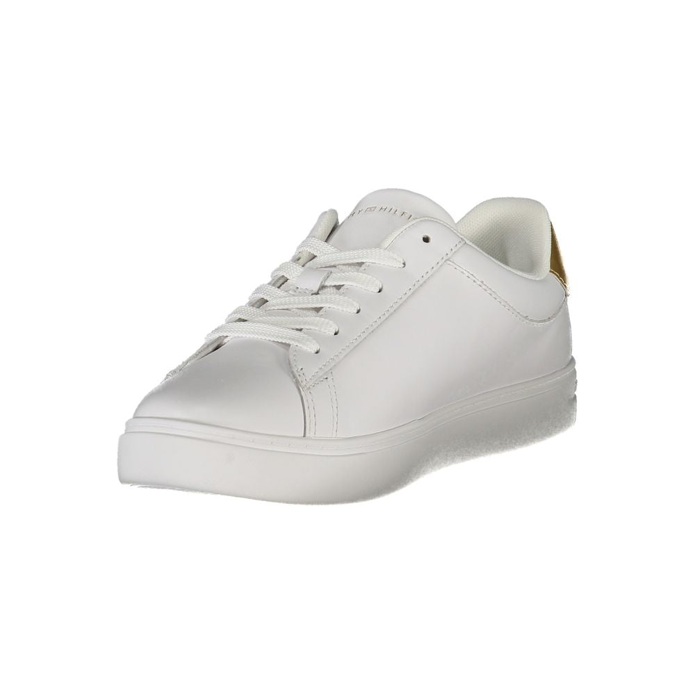 Tommy Hilfiger Bianco Polyuretan Dame Sneaker