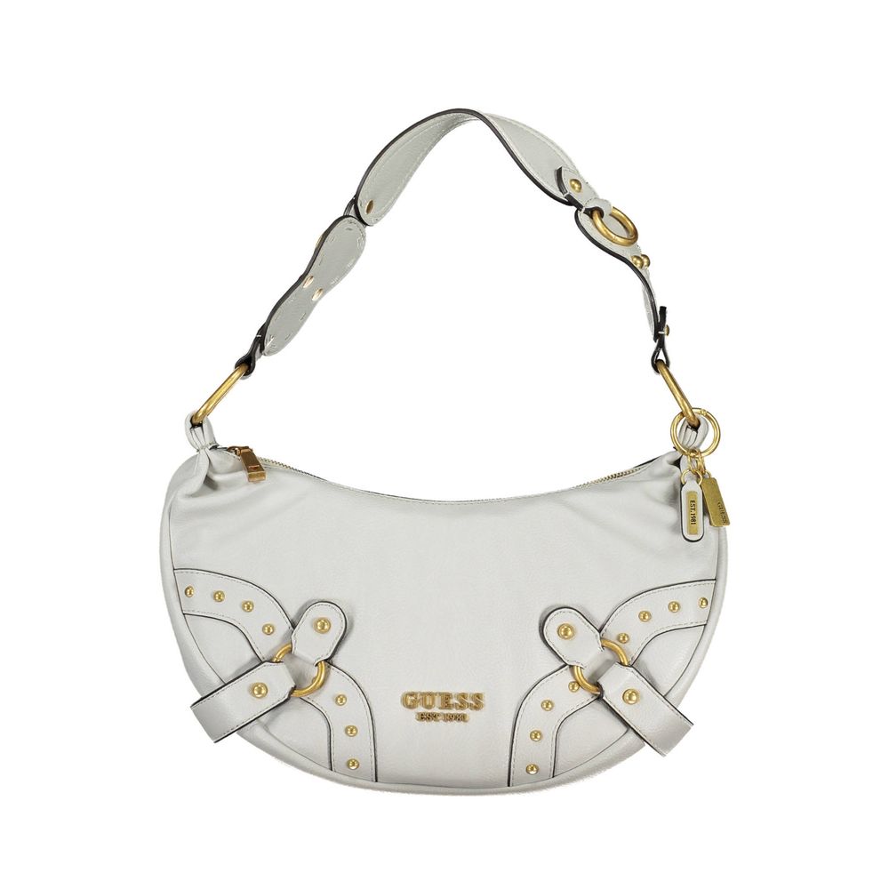 Guess Jeans Grigio Polyuretan Dame Skulderveske