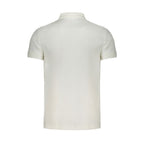Calvin Klein White Cotton Mens Polo Shirt