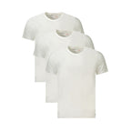 Calvin Klein hvit bomulls-T-skjorte for menn
