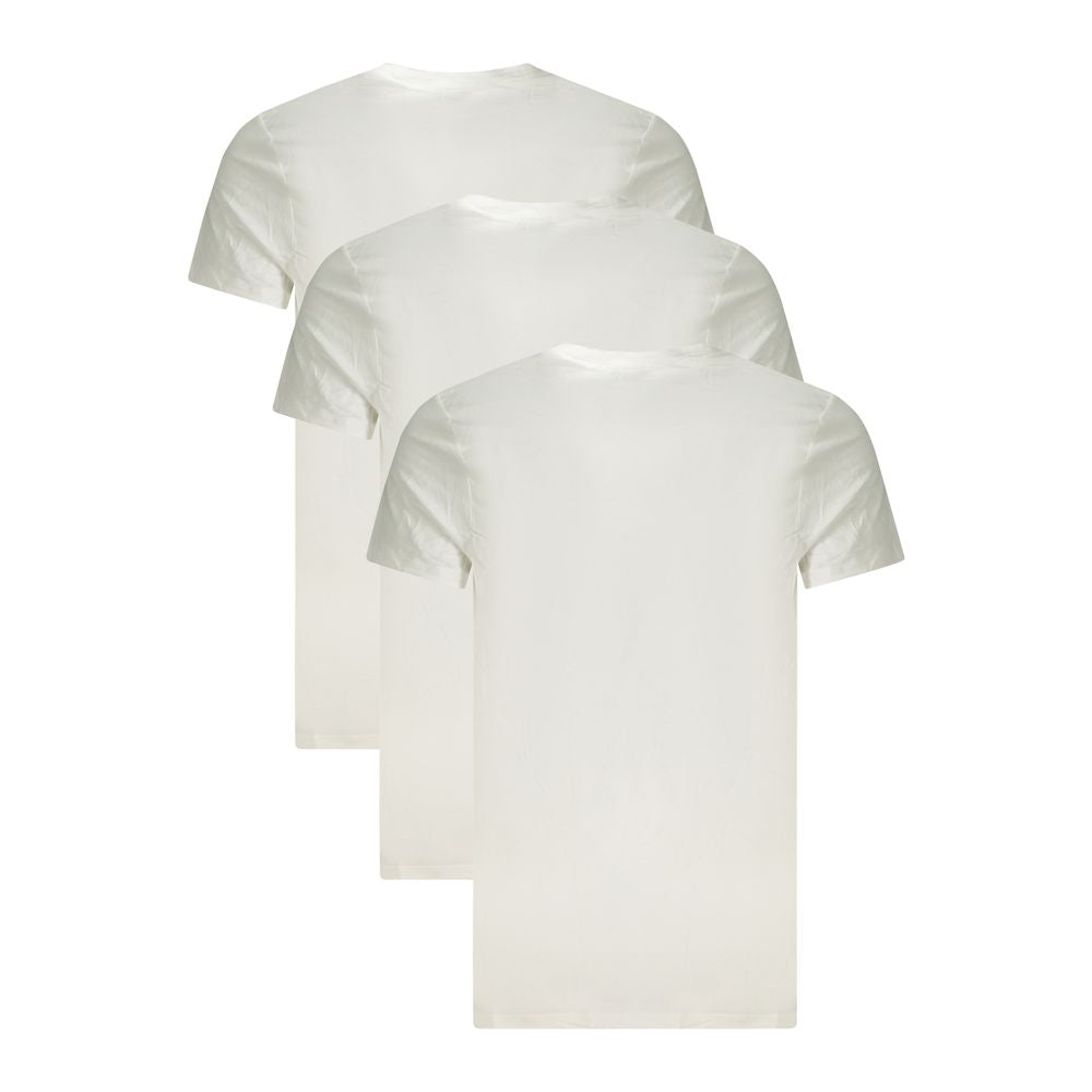 Calvin Klein hvit bomulls-T-skjorte for menn