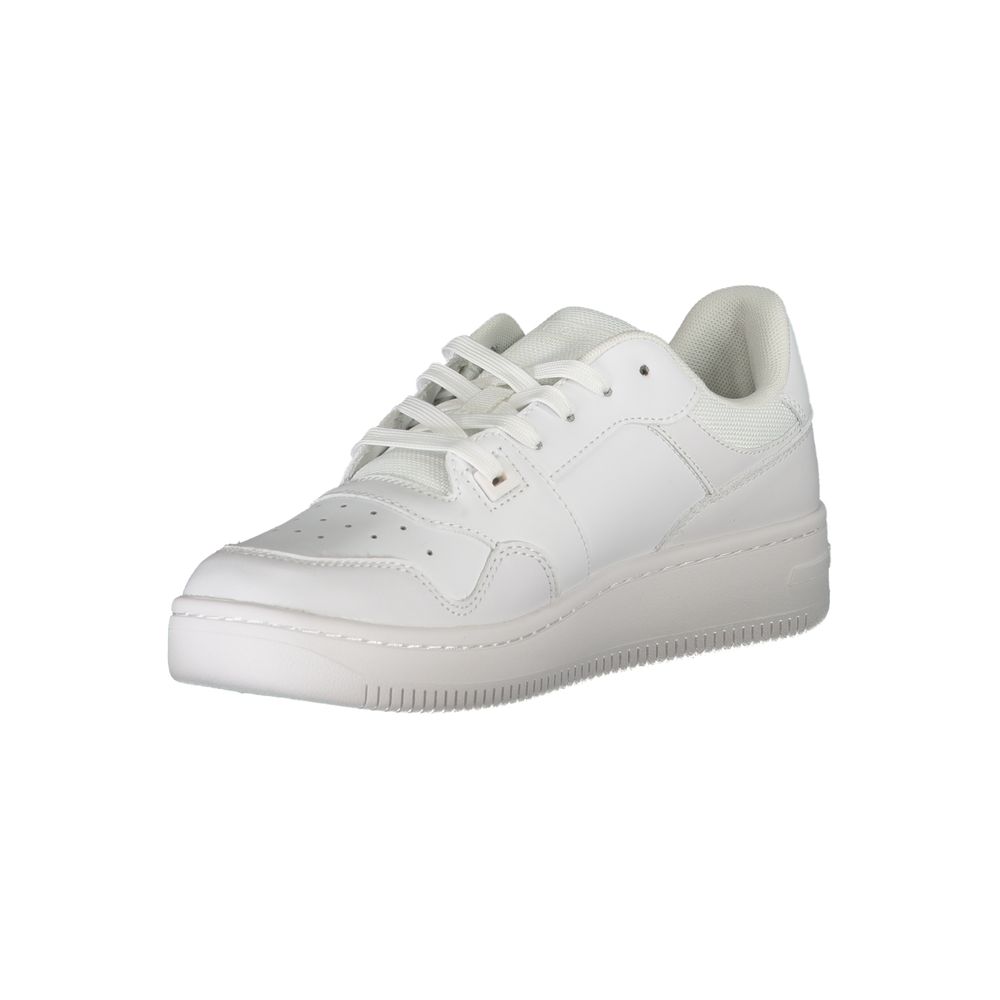 Tommy Hilfiger Hvite Lær Dame Sneaker