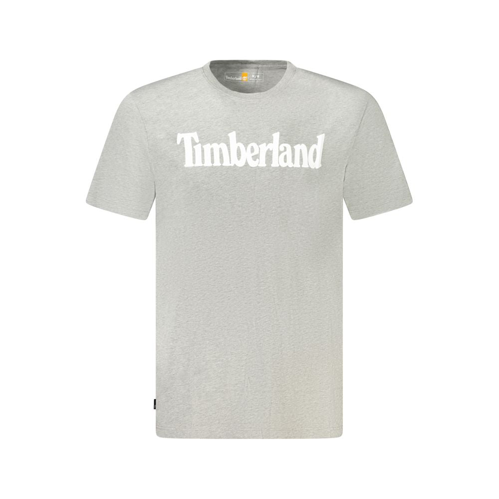 Timberland Grå bomull T-skjorte for menn