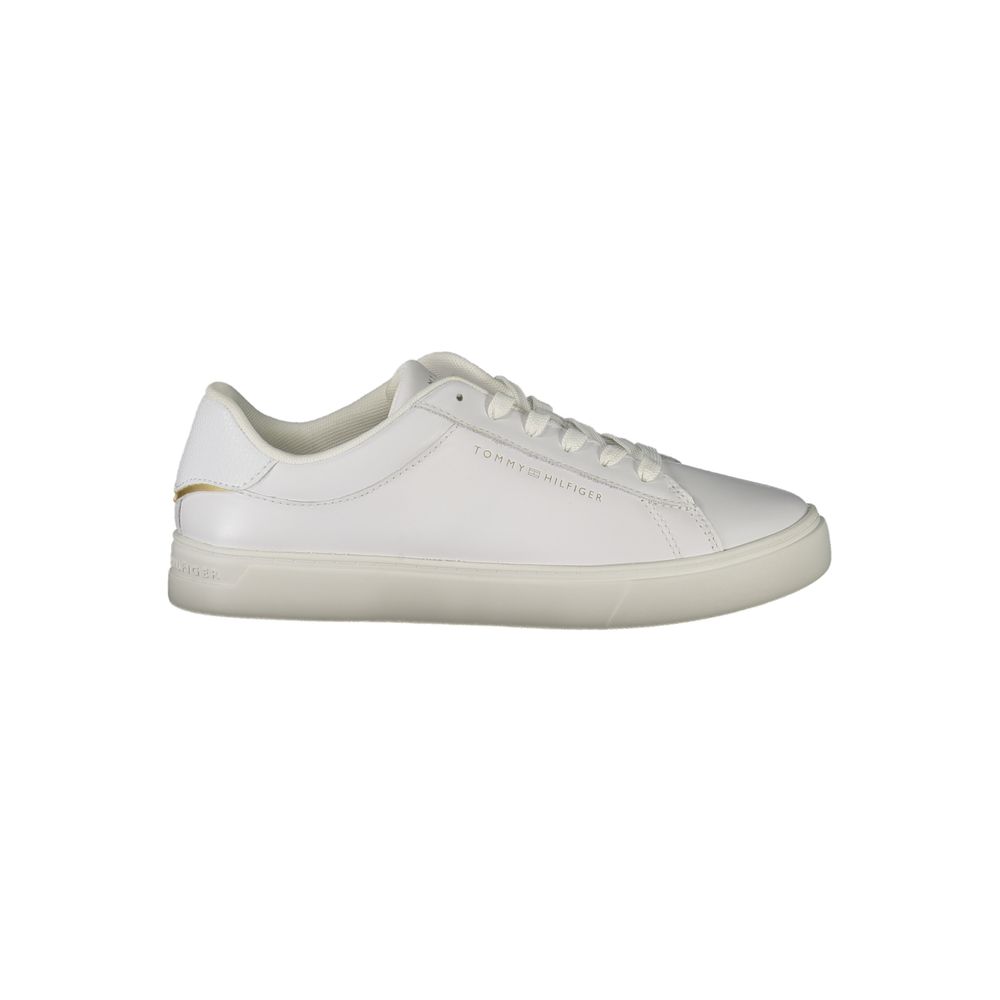 Tommy Hilfiger Bianco Polyuretan Dame Sneaker