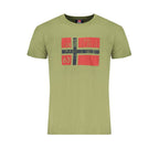Norway 1963 Verde bomulls-T-skjorte for menn