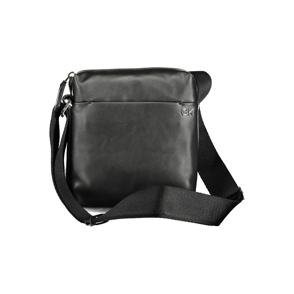 Calvin Klein Nero polyester skulderveske for menn