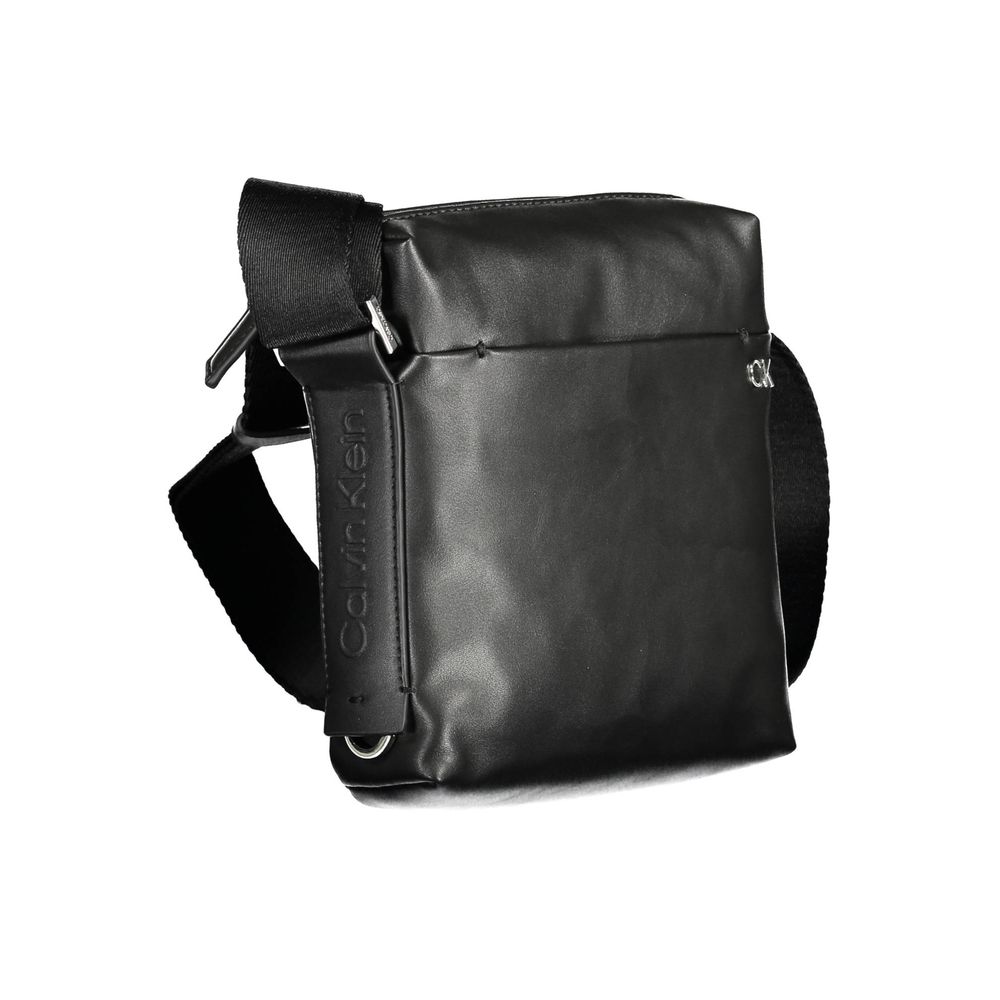 Calvin Klein Nero polyester skulderveske for menn