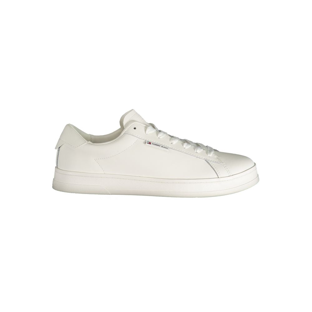 Tommy Hilfiger hvit polyuretan herresneaker
