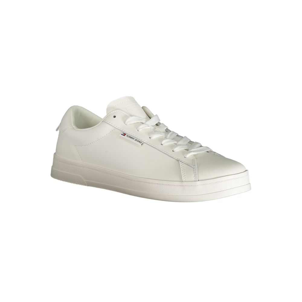 Tommy Hilfiger hvit polyuretan herresneaker