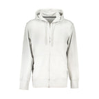 Calvin Klein Grigio Cotton Men Sweatshirt
