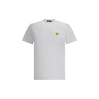 Versace hvit bomulls-T-skjorte