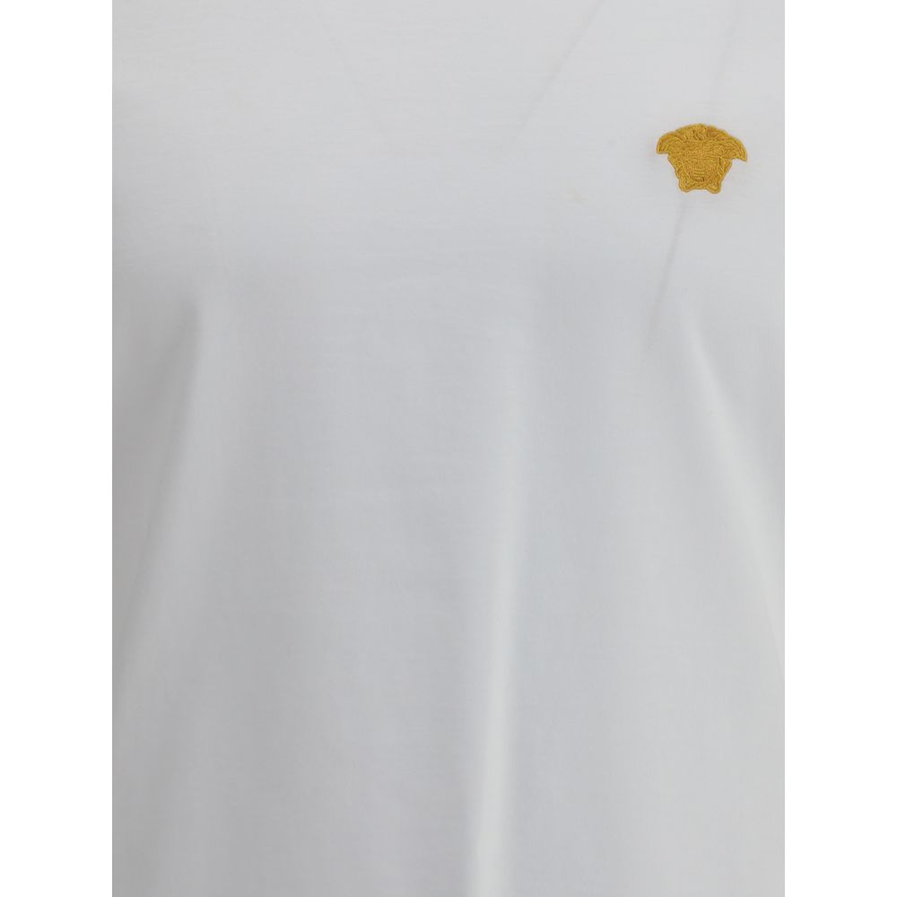 Versace hvit bomulls-T-skjorte