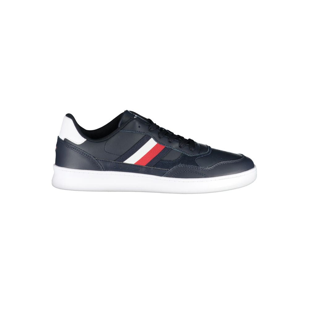 Tommy Hilfiger Blå Polyuretan Herresneaker