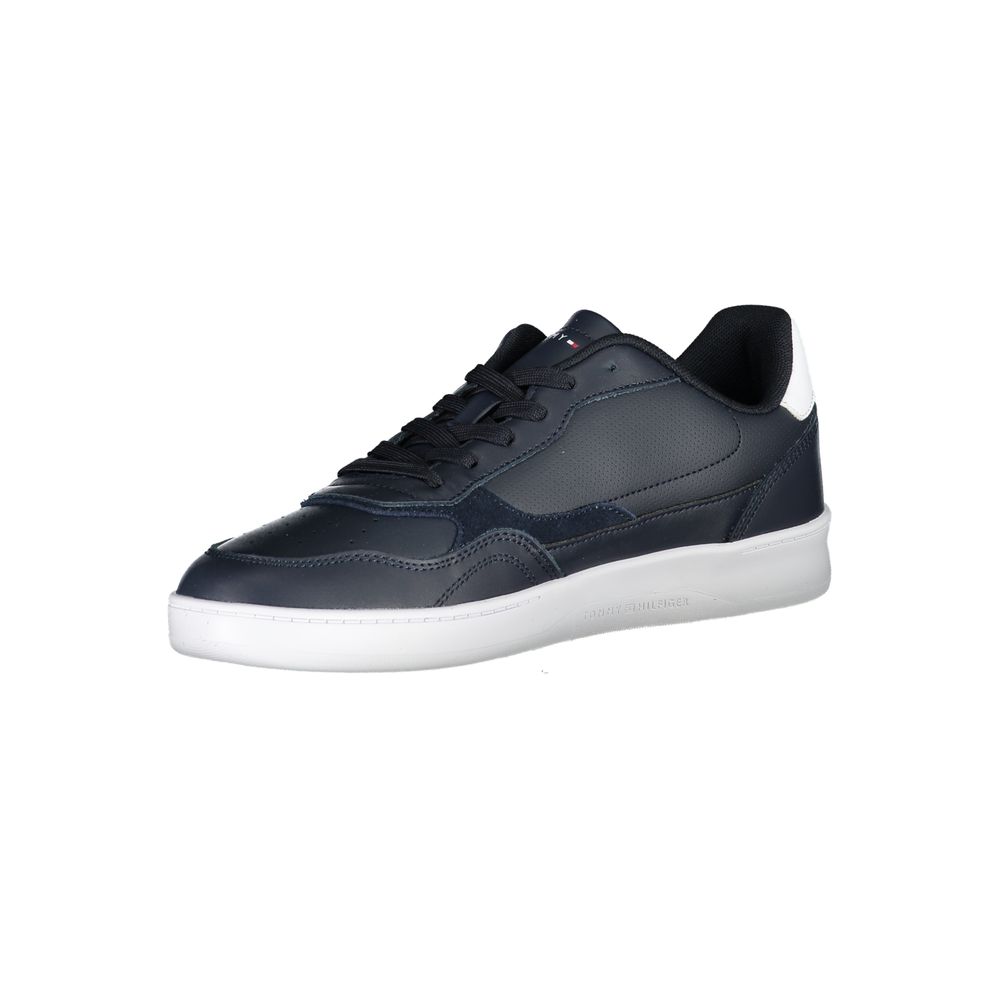 Tommy Hilfiger Blå Polyuretan Herresneaker