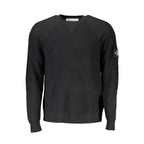Calvin Klein Nero Wool Mens Sweater