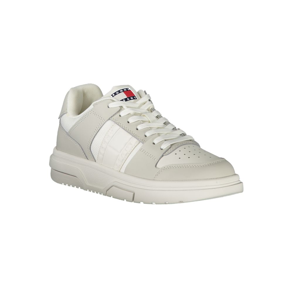 Tommy Hilfiger Hvite Lær Dame Sneaker