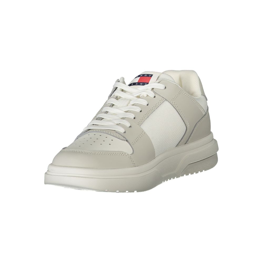 Tommy Hilfiger Hvite Lær Dame Sneaker
