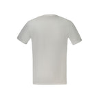 Hugo Boss hvit bomulls-T-skjorte for menn
