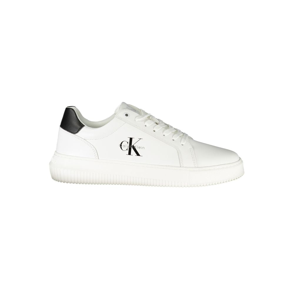 Calvin Klein Bianco Polyurethane Menn Sneaker
