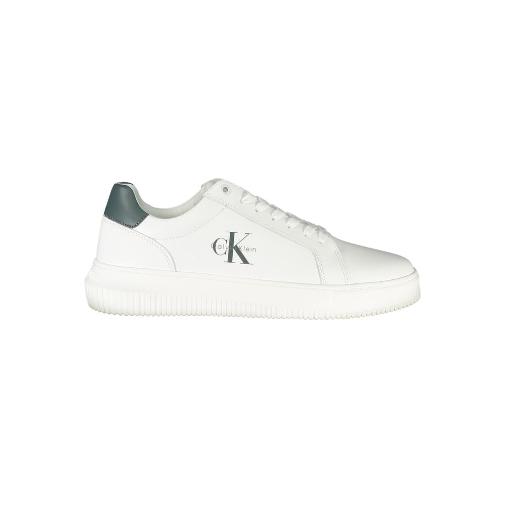 Calvin Klein Bianco Polyurethane Menn Sneaker