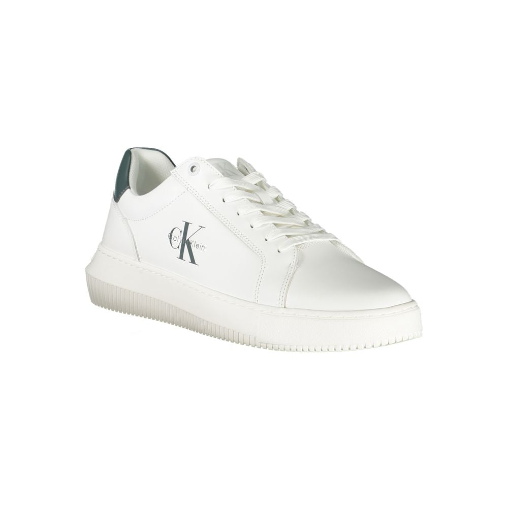Calvin Klein Bianco Polyurethane Menn Sneaker