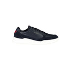 Tommy Hilfiger blå skinn herresneaker