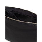 Bottega Veneta svart nylon clutch-veske