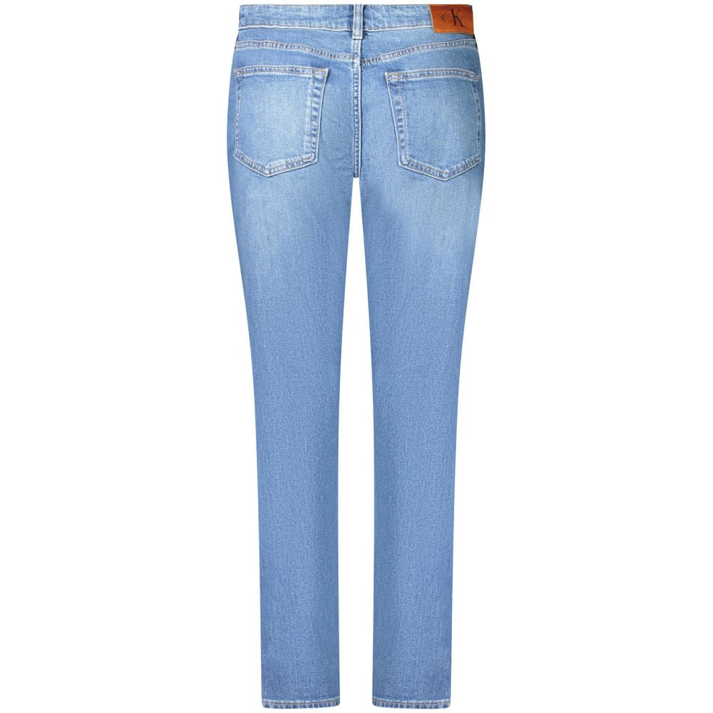 Calvin Klein Blu Cotton Damejeans