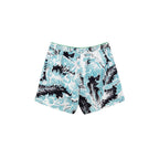 Bottega Veneta hvite polyamid badeshorts