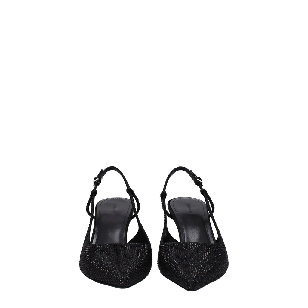 Givenchy svarte høyhælte pumps i stoff