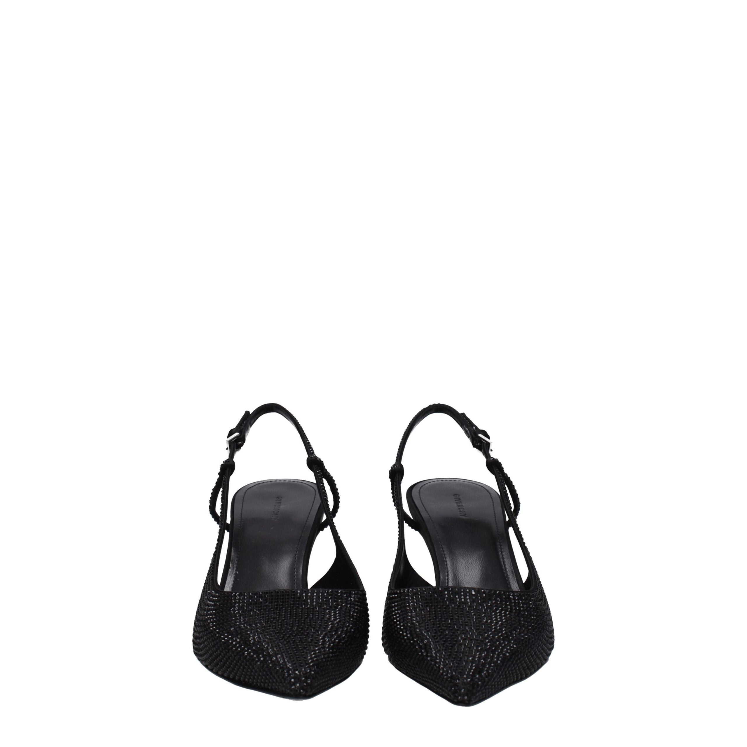 Givenchy svarte høyhælte pumps i stoff