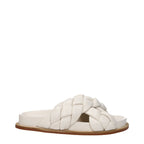 Fabiana Filippi Beige skinn-tøfler