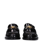 Versace svarte loafers i skinn