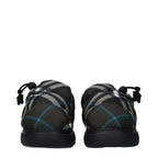 Burberry grønne slip-on pensko i stoff