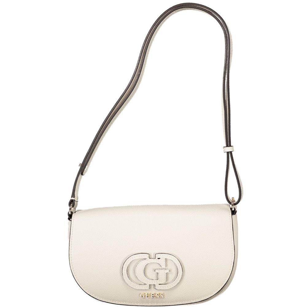 Guess Jeans Bianco Polyuretan Dameveske