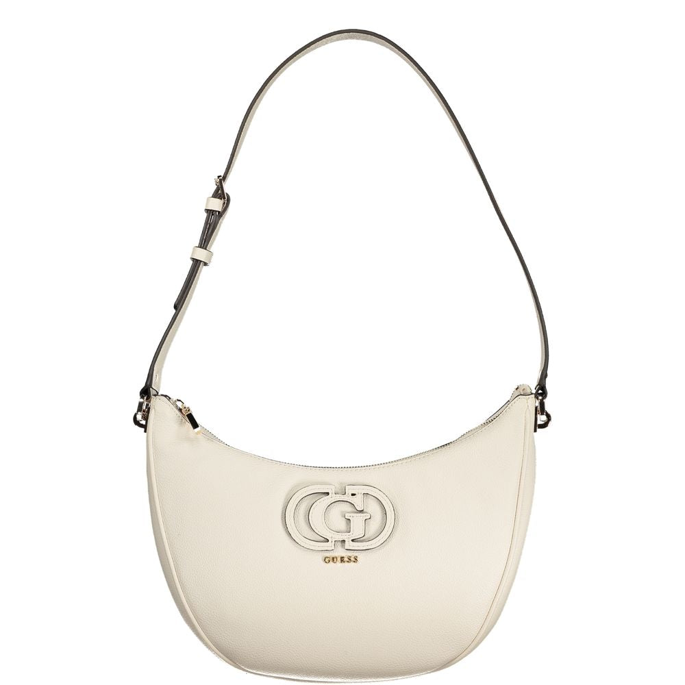 Guess Jeans Bianco Polyuretan Dameveske