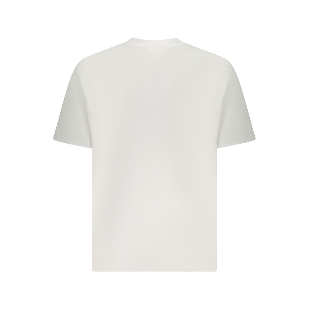 Calvin Klein hvit bomulls-T-skjorte for menn