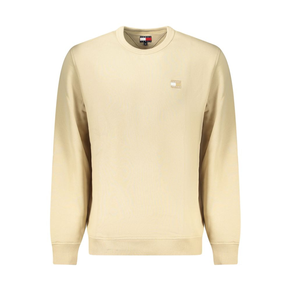 Tommy Hilfiger beige bomullssweatshirt for menn