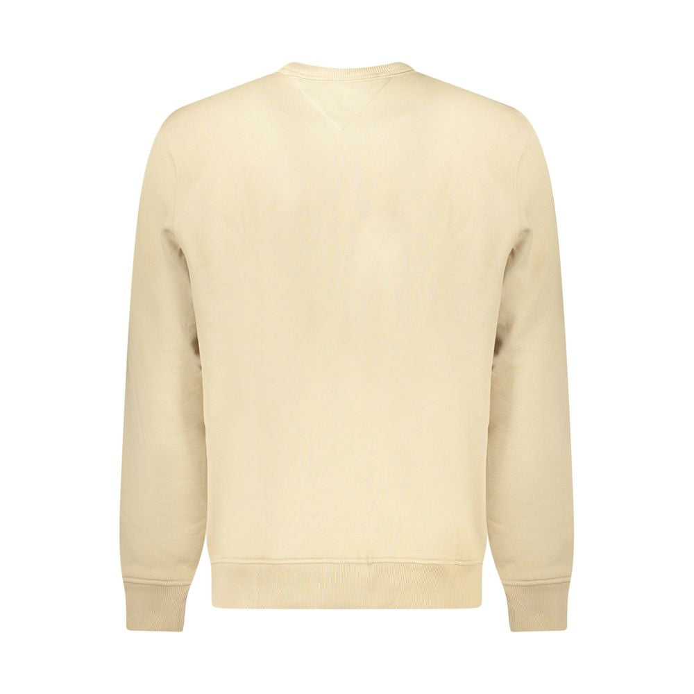 Tommy Hilfiger beige bomullssweatshirt for menn