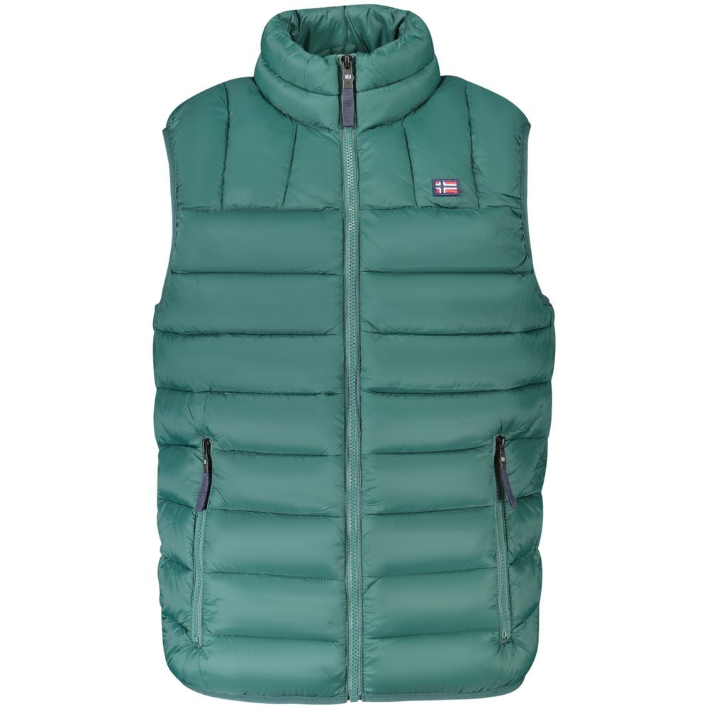 Norge 1963 Verde Poliammide vest for herre