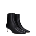 Off-White ankelstøvler i svart skinn