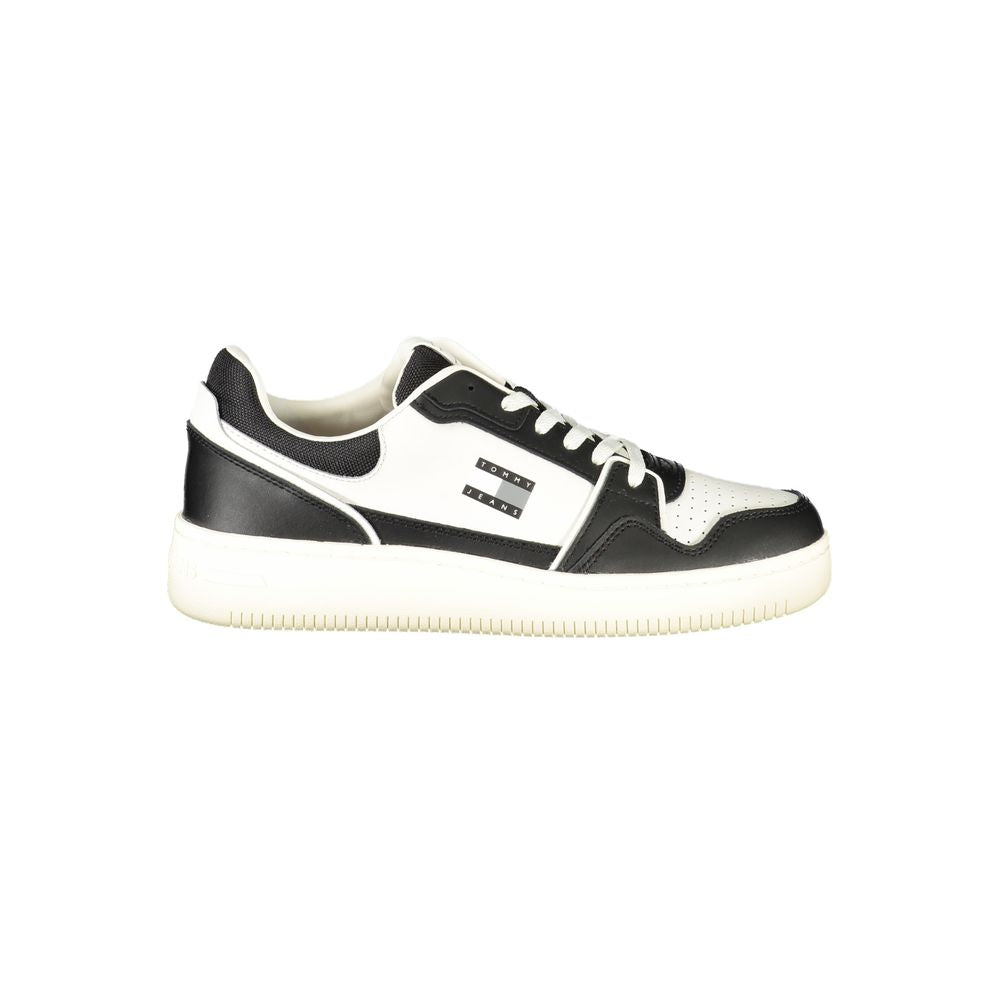 Tommy Hilfiger svart herresneaker i polyuretan