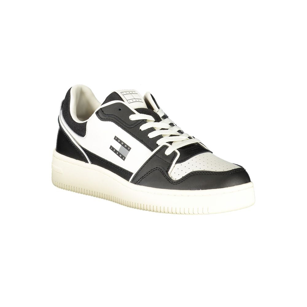Tommy Hilfiger svart herresneaker i polyuretan