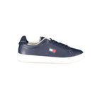 Tommy Hilfiger blå polyuretan herresneaker