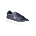 Tommy Hilfiger blå polyuretan herresneaker